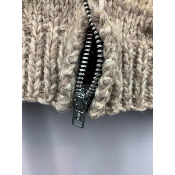 Women’s TUAK Pattern Beige Wool Sweater Size M-L - Picture 8 of 11